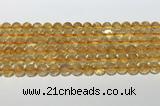 CCR379 15.5 inches 8mm round citrine gemstone beads wholesale