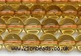 CCR410 15 inches 6mm round natural citrine beads