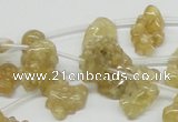 CCR87 15.5 inches 15mm chips citrine gemstone beads wholesale