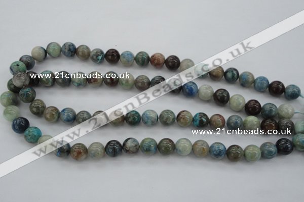 CCS02 15.5 inches 10mm round natural chrysocolla gemstone beads