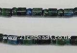 CCS152 15.5 inches 4*6mm rondelle & 6*7mm tube dyed chrysocolla beads