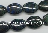 CCS166 15.5 inches 13*18mm oval dyed chrysocolla gemstone beads