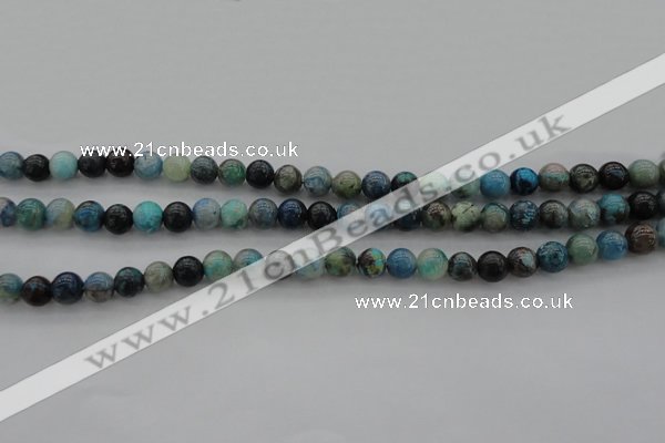 CCS20 15.5 inches 6mm round natural chrysocolla gemstone beads