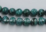 CCS203 15.5 inches 8mm round natural Chinese chrysocolla beads