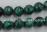 CCS205 15.5 inches 12mm round natural Chinese chrysocolla beads