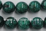 CCS206 15.5 inches 14mm round natural Chinese chrysocolla beads