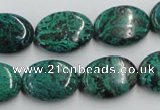 CCS235 15.5 inches 13*18mm oval natural Chinese chrysocolla beads