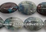 CCS34 15.5 inches 18*25mm oval natural chrysocolla gemstone beads