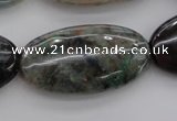 CCS37 15.5 inches 20*40mm oval natural chrysocolla gemstone beads