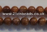 CCS373 15.5 inches 10mm round AA grade natural golden sunstone beads