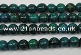 CCS401 15.5 inches 6mm round dyed chrysocolla gemstone beads