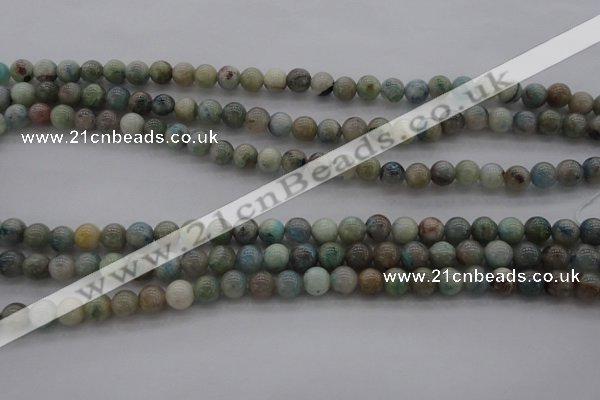 CCS41 15.5 inches 6mm round natural chrysocolla gemstone beads