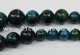 CCS410 15.5 inches 6mm - 14mm round dyed chrysocolla gemstone beads