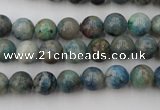 CCS502 15.5 inches 8mm round natural chrysocolla gemstone beads