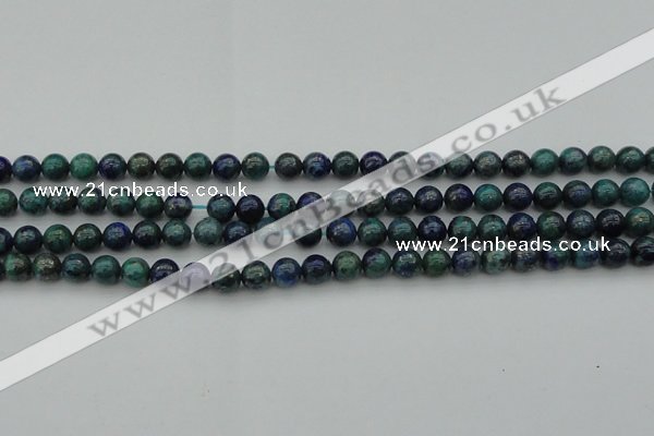 CCS521 15.5 inches 6mm round dyed chrysocolla gemstone beads