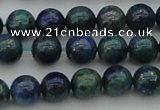 CCS522 15.5 inches 8mm round dyed chrysocolla gemstone beads