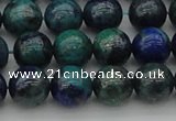 CCS524 15.5 inches 12mm round dyed chrysocolla gemstone beads