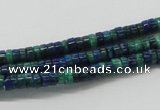 CCS54 16 inches 2*7mm heishi dyed chrysocolla gemstone beads