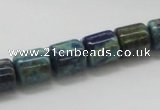 CCS55 16 inches 10*12mm cylinder dyed chrysocolla gemstone beads