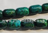 CCS628 15.5 inches 10*14mm drum dyed chrysocolla gemstone beads