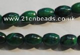 CCS630 15.5 inches 8*12mm rice dyed chrysocolla gemstone beads