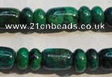 CCS645 15.5 inches 5*10mm rondelle & 10*14mm drum dyed chrysocolla beads