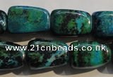 CCS648 15.5 inches 14*20mm nuggets dyed chrysocolla gemstone beads