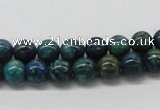 CCS70 15.5 inches 10mm round dyed chrysocolla gemstone beads