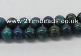 CCS71 15.5 inches 12mm round dyed chrysocolla gemstone beads