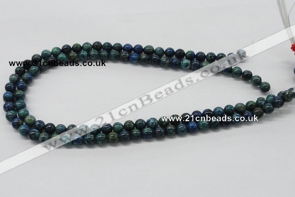 CCS71 15.5 inches 12mm round dyed chrysocolla gemstone beads