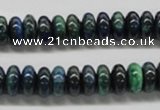 CCS74 15.5 inches 6*10mm rondelle dyed chrysocolla gemstone beads