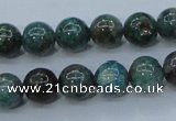 CCS752 15 inches 8mm round chrysocolla gemstone beads wholesale