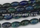 CCS79 15.5 inches 8*12mm rice dyed chrysocolla gemstone beads