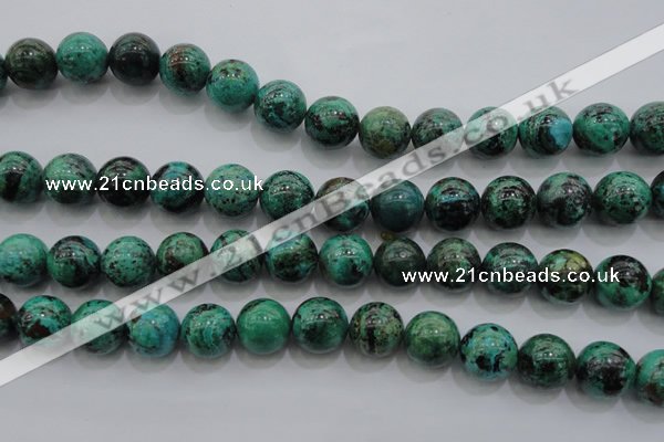 CCS802 15.5 inches 8mm round natural Chinese chrysocolla beads