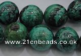 CCS803 15.5 inches 10mm round natural Chinese chrysocolla beads