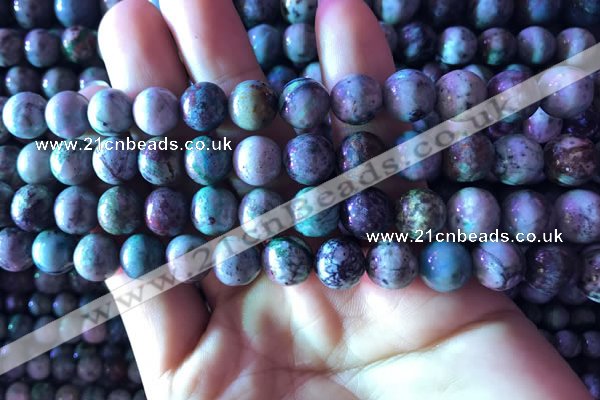 CCS854 15.5 inches 12mm round natural chrysocolla beads wholesale