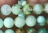 CCS865 15.5 inches 6mm round chrysocolla gemstone beads