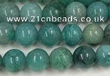 CCS873 15.5 inches 5mm round natural chrysocolla gemstone beads