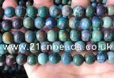 CCS895 15 inches 10mm round natural chrysocolla gemstone beads