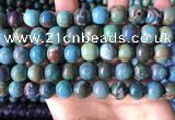 CCS896 15 inches 12mm round natural chrysocolla gemstone beads