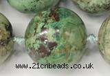 CCS905 15.5 inches 16mm round natural chrysocolla gemstone beads