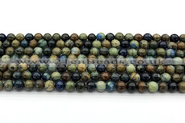 CCS935 15 inches 6mm round chrysocolla beads