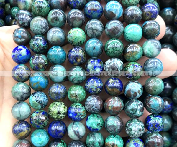 CCS952 15 inches 10mm round chrysocolla gemstone beads
