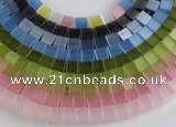 CCT11 Different color 6mm cube-shaped cats eye beads Wholesale