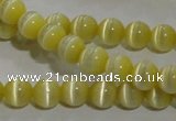 CCT1207 15 inches 4mm round cats eye beads wholesale