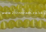 CCT1208 15 inches 4mm round cats eye beads wholesale