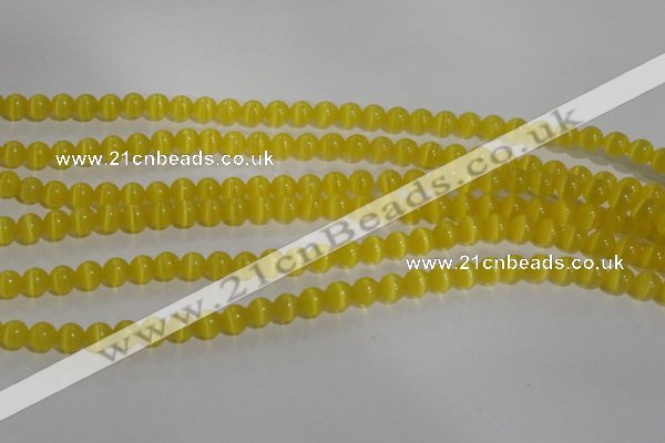 CCT1209 15 inches 4mm round cats eye beads wholesale