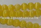 CCT1210 15 inches 4mm round cats eye beads wholesale