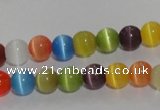 CCT1213 15 inches 4mm round cats eye beads wholesale