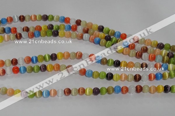 CCT1213 15 inches 4mm round cats eye beads wholesale